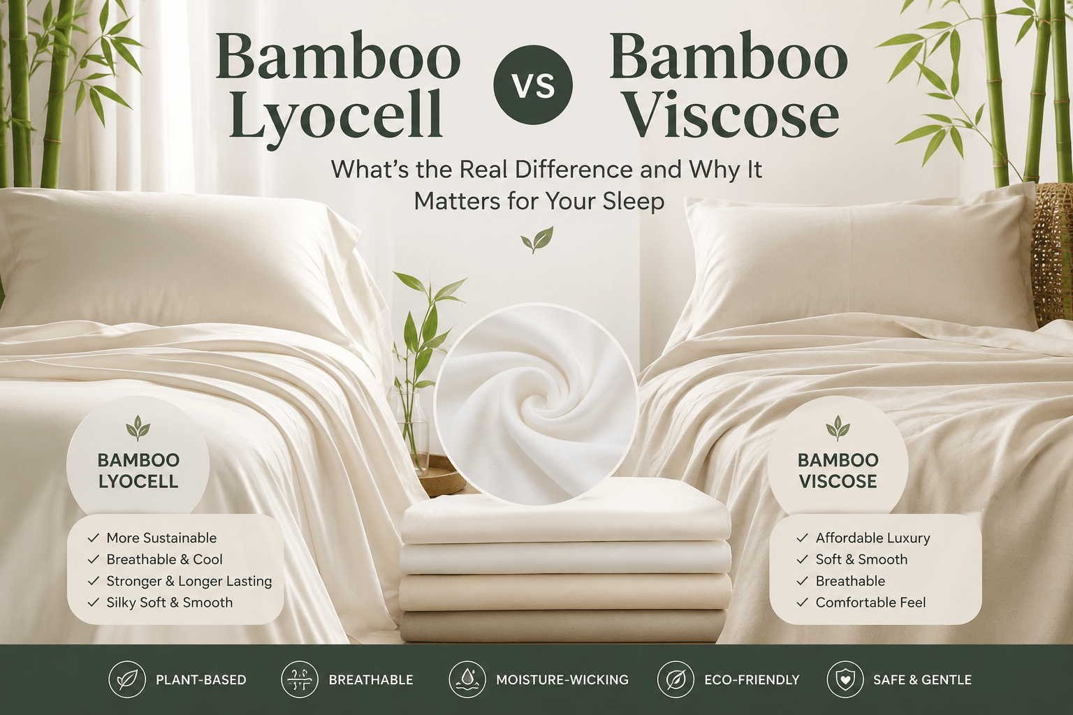 Bamboo Lyocell vs Bamboo Viscose: Which Should You Buy?