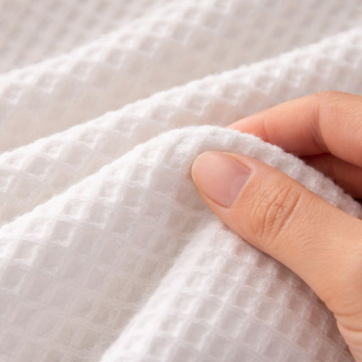 100% Premium Cotton Atelier Waffle Weave Robe - Verleu