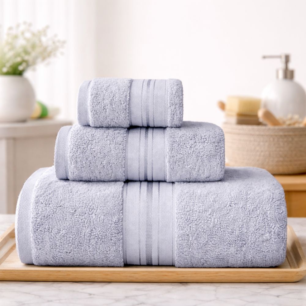 Ultra Plush Egyptian Cotton Bath Towel Set