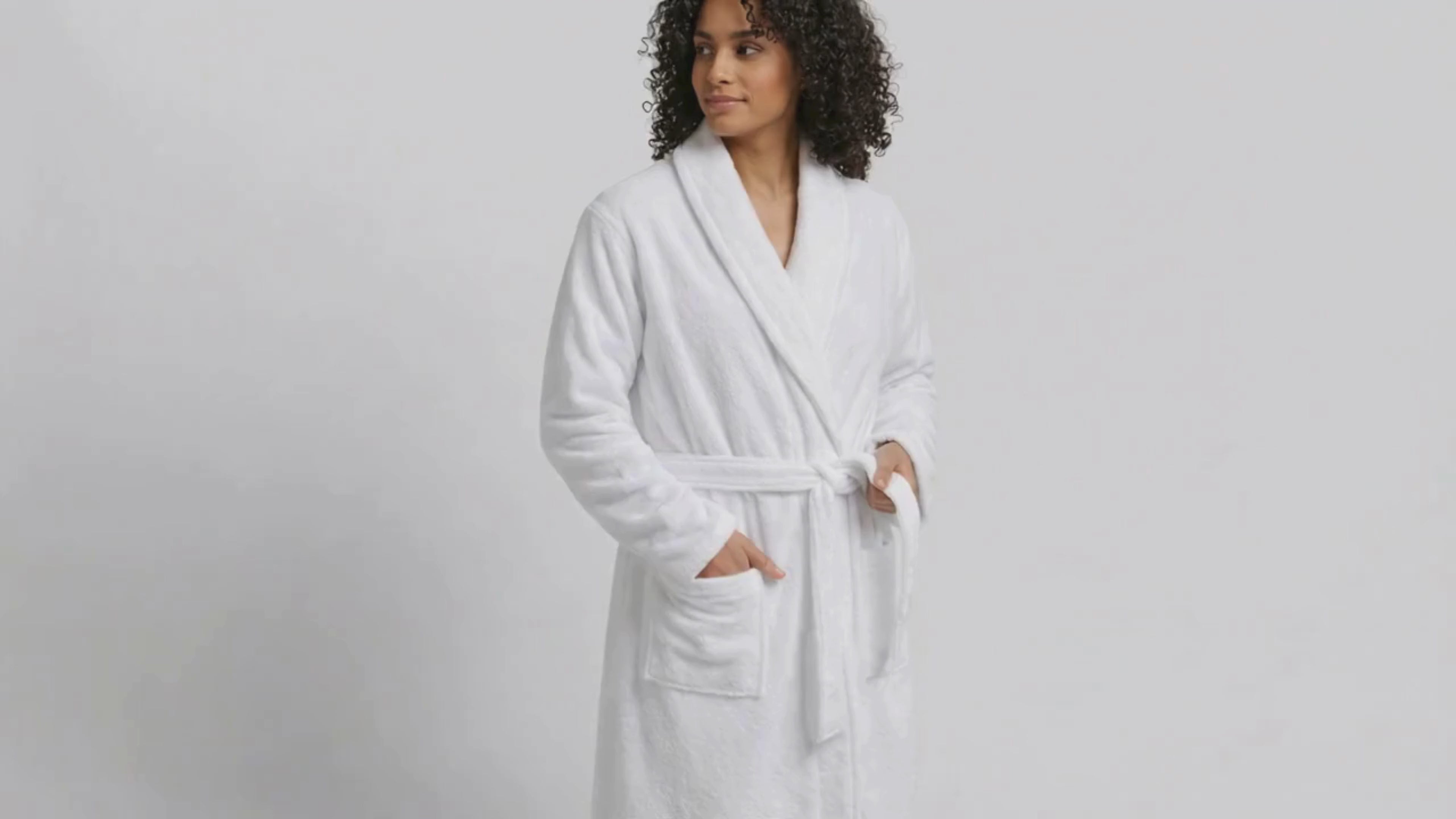 Serene Plush Cotton Bath Robe