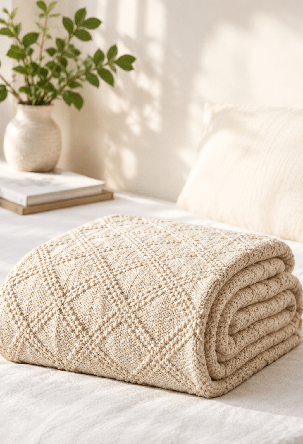 Seren Cotton Throw Blanket - Verleu