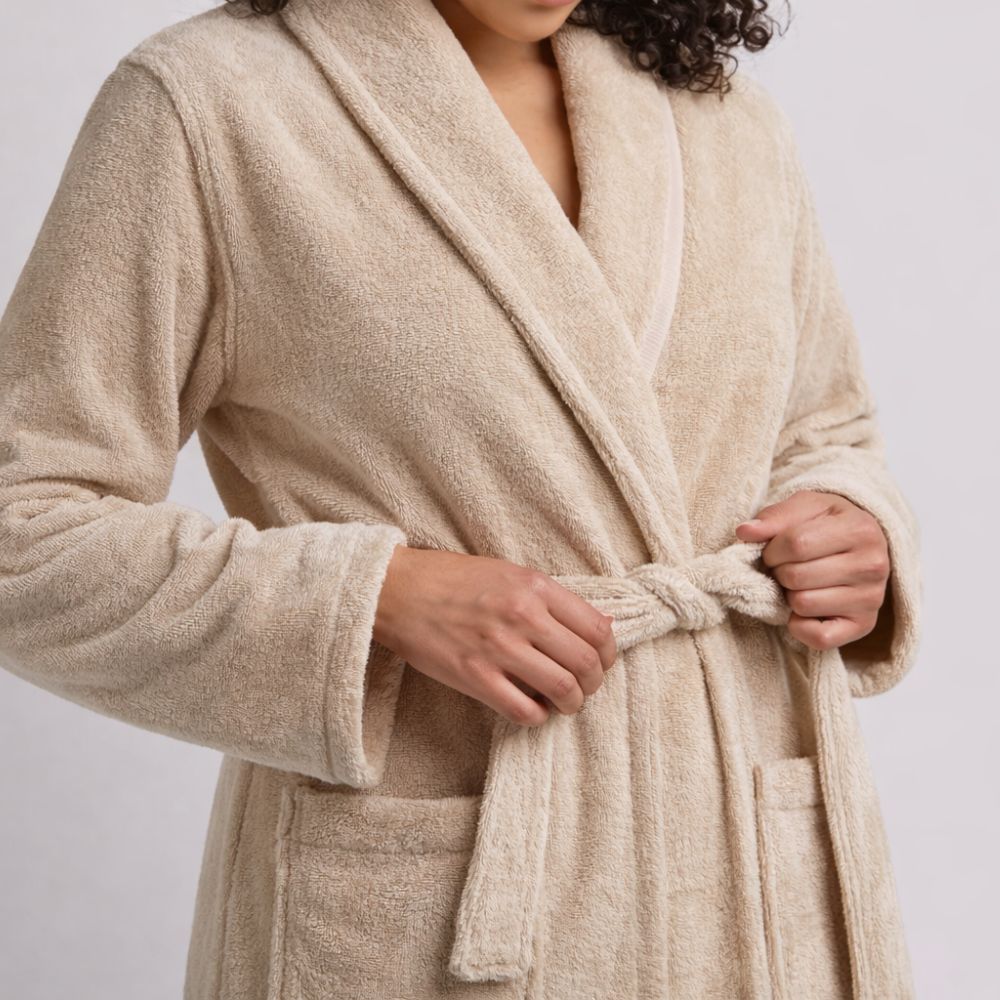 Serene Plush Cotton Bath Robe - Verleu
