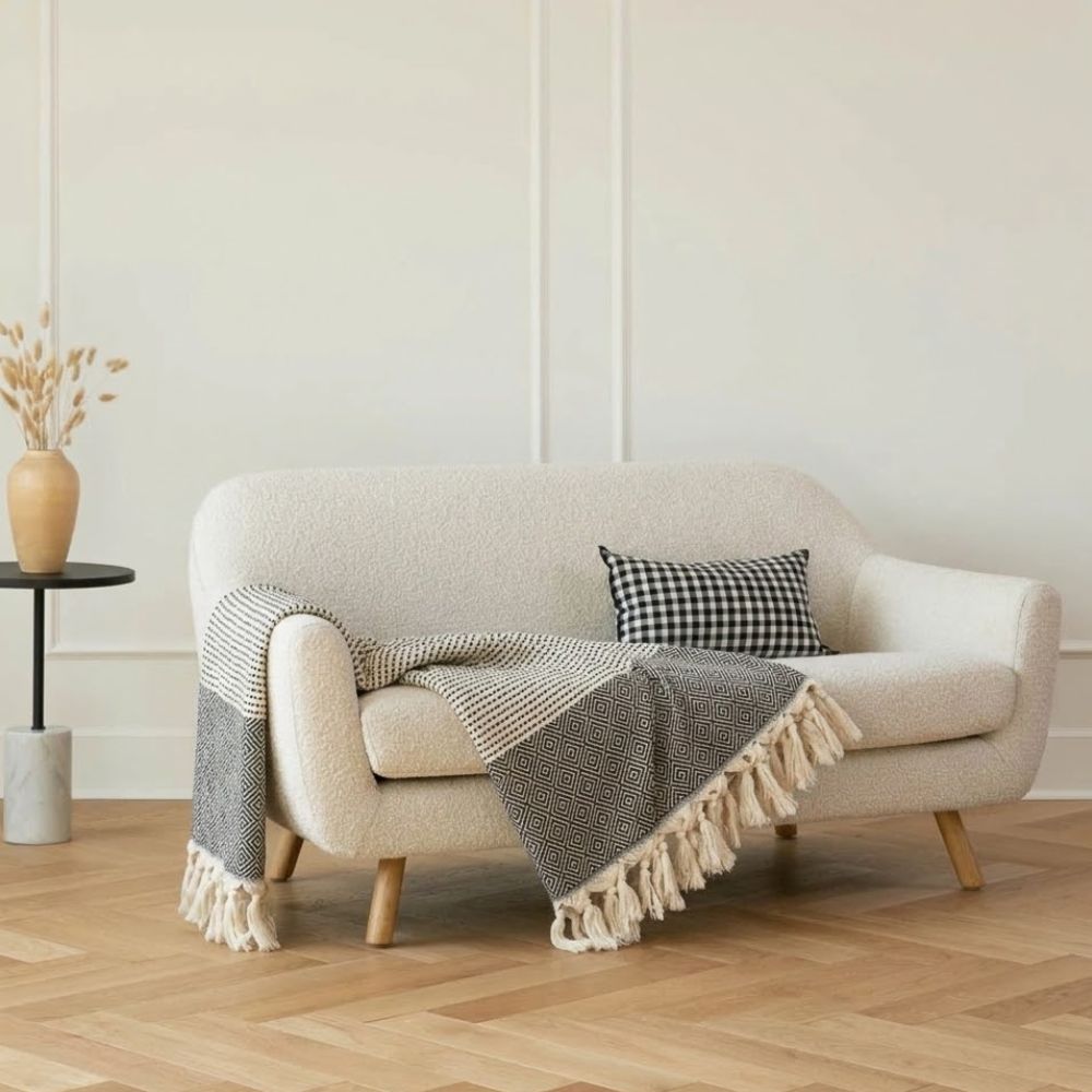 Ultra Soft Turkish Cotton Throw Blanket - Verleu