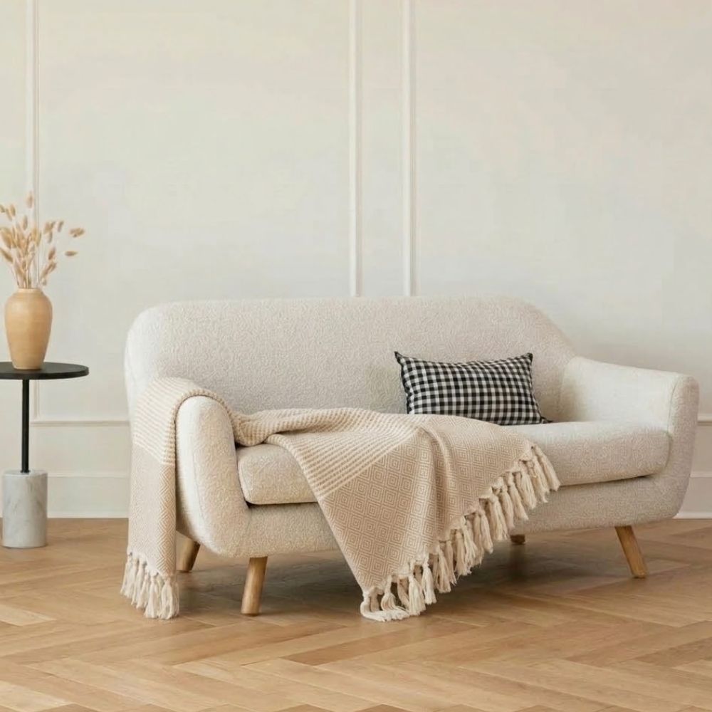 Ultra Soft Turkish Cotton Throw Blanket - Verleu