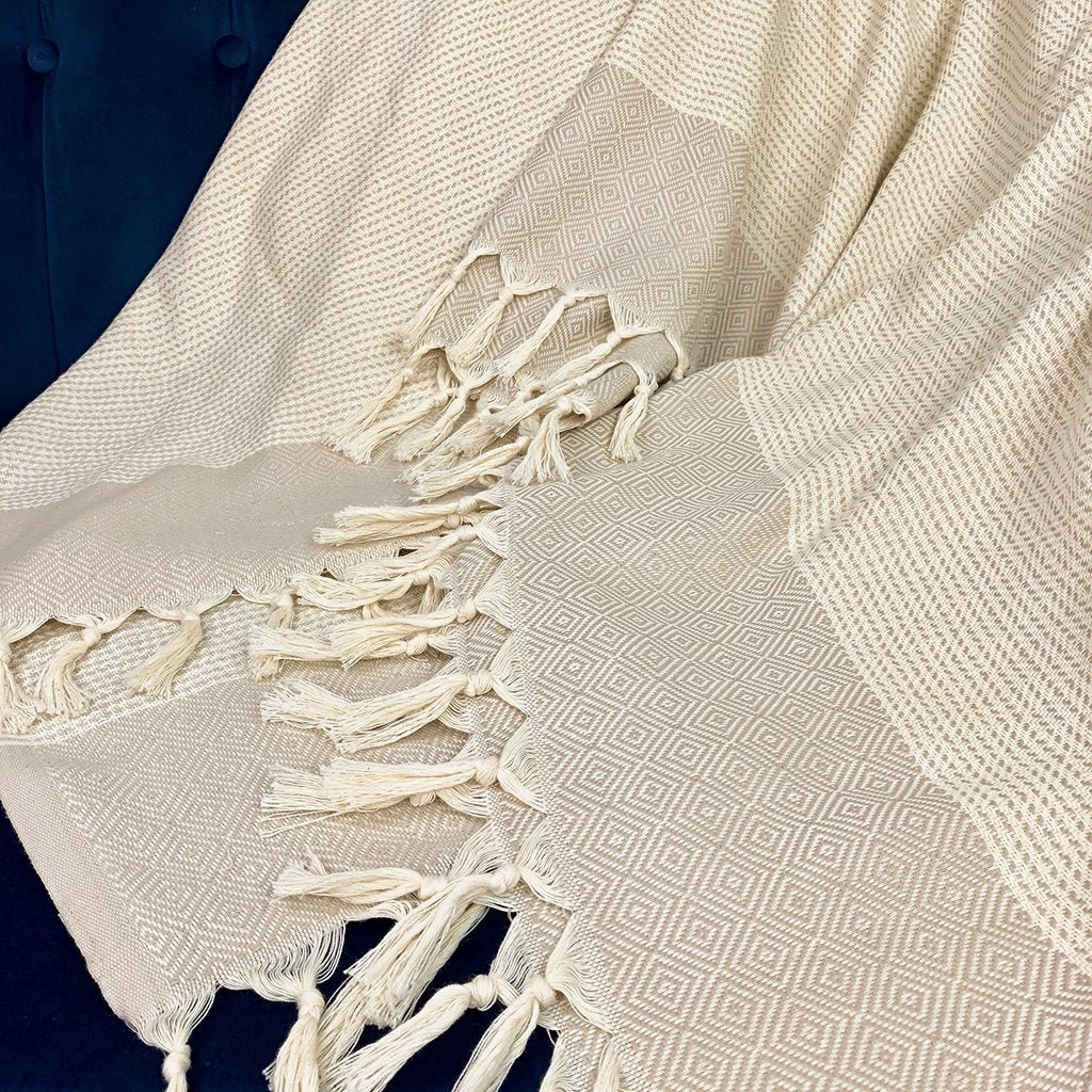 Ultra Soft Turkish Cotton Throw Blanket - Verleu