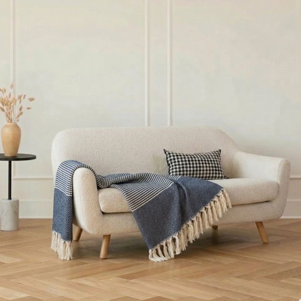 Ultra Soft Turkish Cotton Throw Blanket - Verleu